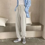 2021 new sports pants women loose-fitting ankle-length pants lantern casual pants