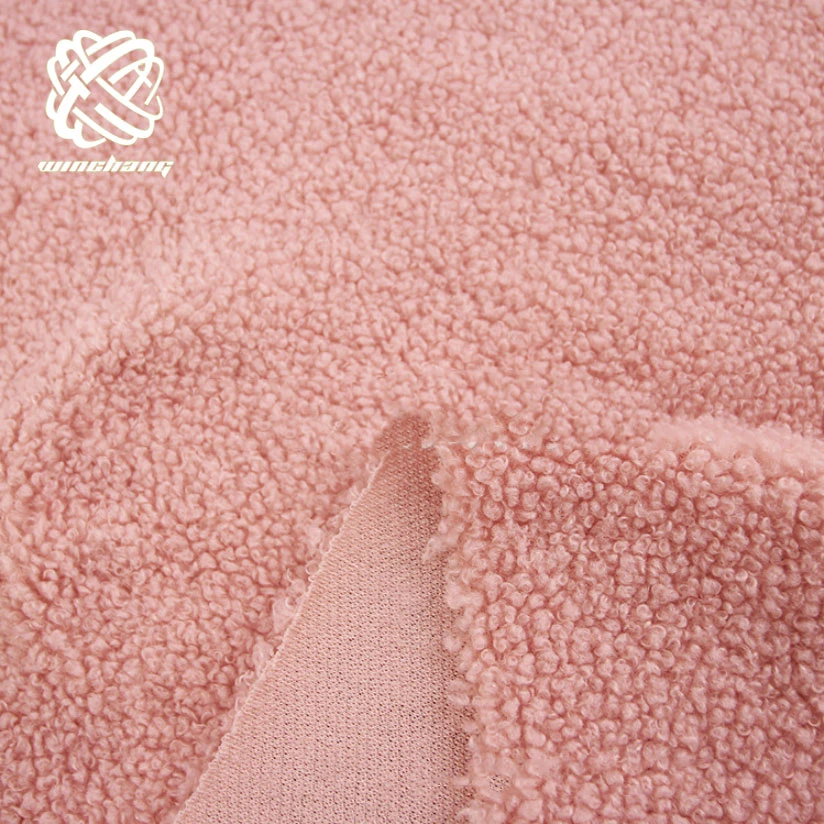 2021 New Wholesale Price 100% Polyester Sherpa Fleece  Mass Stocked Polyester Fabric Artificial Teddy Furs Soft Faux Fur