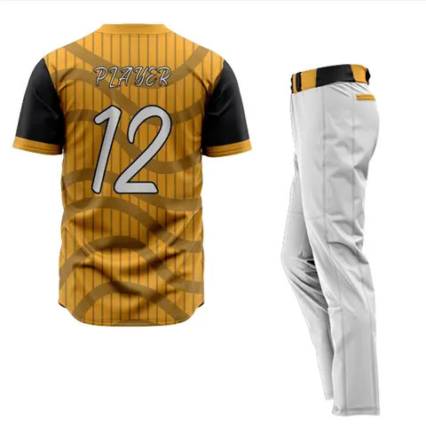 2024 Custom Made Your Own Design Baseball Uniform High Quality Sublimated Design Baseball Uniform For Sale