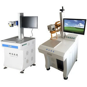 20w 30w 50w fiber laser marking machine / laser engraving machines desktop on metal