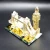 Import 24K plated crystal craft Big ben London Bridge Famous buildings model from China