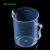 Import 250ml 500ml 1000ml 2000ml lab equipment mug cups graduated measuring plastic Beaker with plastic handle from China