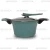 Import 28cm Blue Induction Bottom Durable non stick marble coating casserole aluminum from China