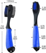 2ft Retractable Zip-line Metal Buckle and Retractable Pick, Multifunctional Brush golf club brushes