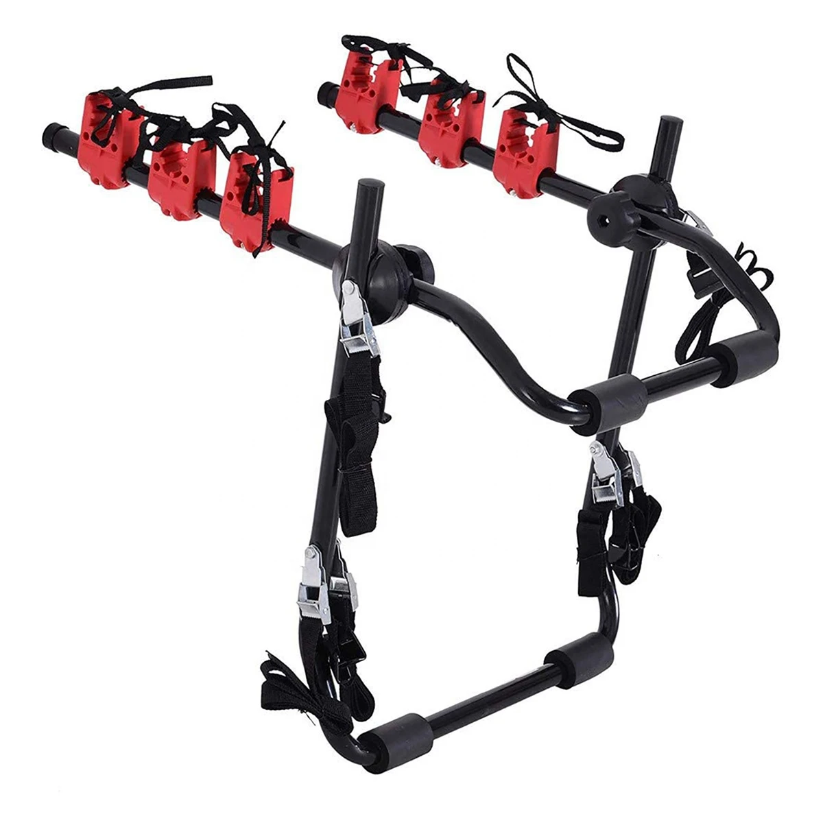 3-Bike Trunk Mount Racks Cycling Bicycle Stand Quick Installation Rack Storage Carrier Car Racks