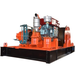 3000kg capacity hydraulic winch used in factory