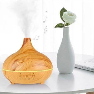 300ml Portable Bluetooth Speaker Cool Mist Ultrasonic Air Humidifier Aroma Diffuser for Essential Oil
