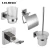 Import 304 stainless steel bathroom accessory set hotel bath hardware set from China