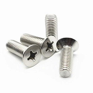 304 stainless steel countersunk head screw gb819 cross flat head machine screw m1.6 * 3 * 4 * 5 * 6 * 8 * 10 * 12