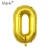 Import 32&quot; Gold Silver Rose Gold Number Foil Balloons Digit Air Foil Ballons Birthday Wedding Celabrate Decor  Event Party SBF7 from China
