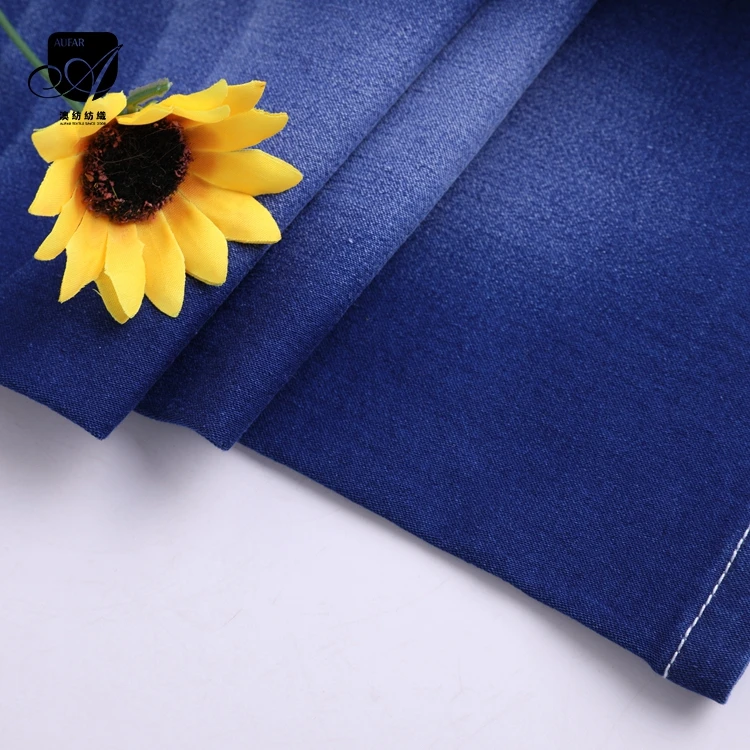 3441D227#Free sample satin denim shirting fabric polyester spandex dyed color cotton fabric wholesale