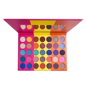 35 Color Shades Rainbow Makeup Eyeshadow Palette Highlighter Shimmer Makeup Pigment Eye Shadow Palette