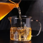 350ml 500ml 1 litre pyrex drinking measuring glass cup with handle