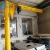 Import 360 degree rotation 1t 2t 3 t pillar jib crane with vacuum lifter from China