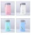Import 360ML cheap price custom logo double wall insulated glass water bottle with plastic sleeve from China
