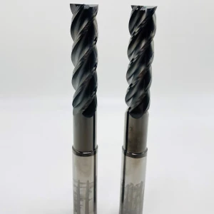 4-flute DLC coated Aluminum flat end milling cutter CNC Milling Bit aluminum milling cutter aluminum endmill bit