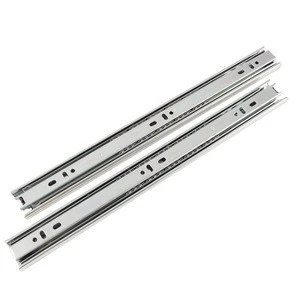 40mm 38mm width corredicas telescopicas ball bearing telescopic drawer channels 3 balls blister packing zinc finished