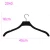 Import 45cm black rubber coating cheap hanger for thin jacket display from China
