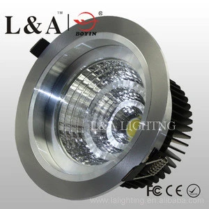 4inch 15w certificated project deep illuminant cob led downlight