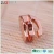 Import 5# high polished rose gold no lock zipper slider from China