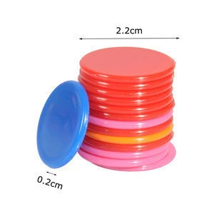 500 pcsHot Sale 2.2cm Colored Counting Chips Counting Math Toys Educational Kids Toys For 3 Year Olds