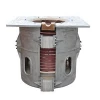 500kg aluminum scrap melting electric induction crucible furnace for less slag