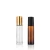 Import 50ml Glass Roll On Bottle Clear Amber Essential Oil Roll-on Bottle with Gold Cap from China