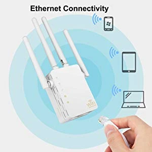 5GHz WiFi Range Extender  1200Mbps WiFi Long Range Extender Repeater/Access Point  Dual Band Wireless Signal Booster