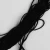Import 5mm black disposable flat elastic earloop round rope for facemasks manufacturer material from China