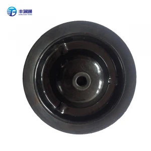 6 Inches Rubber solid tire solid rubber wheels