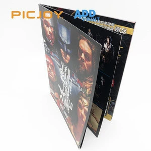 64 pages 210*285mm saddle stitch binding with thin nature color coated paper magazine printing in shanghai