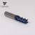Import 65HRC CNC Helical Carbide Milling Cutter with Nano Blue Coating Use for Titanium Alloy from China