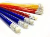 7" with Eraser Colored barrel Standard Wooden pencil