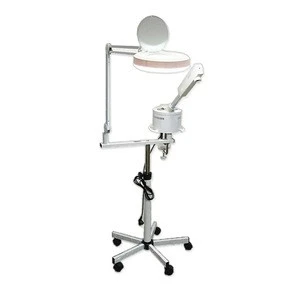 707 Facial Sauna Steamer with Magnifying Lamp Glass 5 Diopter