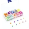 7.46mm Multi Color Handcraft Round Acrylic Beads With Hole 73456