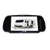 7inch car rearview mirror monitor for caravan truck reversing camera