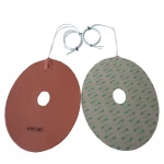 800W Round Shape Silicone Rubber Heater 12V Silicone Heating Bed