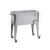 Import 80QT Outdoor Cooler Ice Storage stainless steel Tools Box Drawer cabinets chest With Lock Hard Rolling Waterproof metal Chest from China