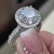 Import 925 sterling silver Wedding couple rings women ring set diamond from China