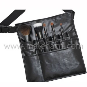 9PCS Travel Makeup Brush Cosmetic Brush with Small Waist Pouch