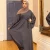 Import Abaya Dubai Turkey Solid Color Simple Modest Kaftan Islamic Clothing Abaya Muslim Dresses For Women from China