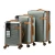 Import ABS Material and Built-in Caster abs suitcase luggage set hard luggage from China