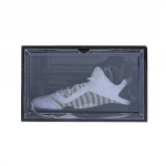acrylic shoe box with magnet door