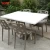Import acrylic solid surface dining table set outdoor restaurant tables cafe stone table from Pakistan