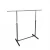 Import Adjustable height metal chrome clothing display rack from China