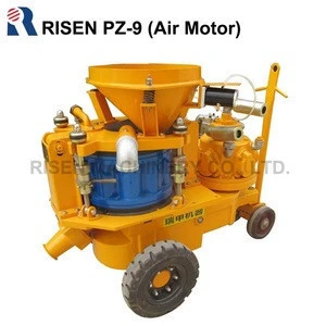 Air Driven Concrete Spraying Machine/shotcrete machine 9m3/hour for Sale