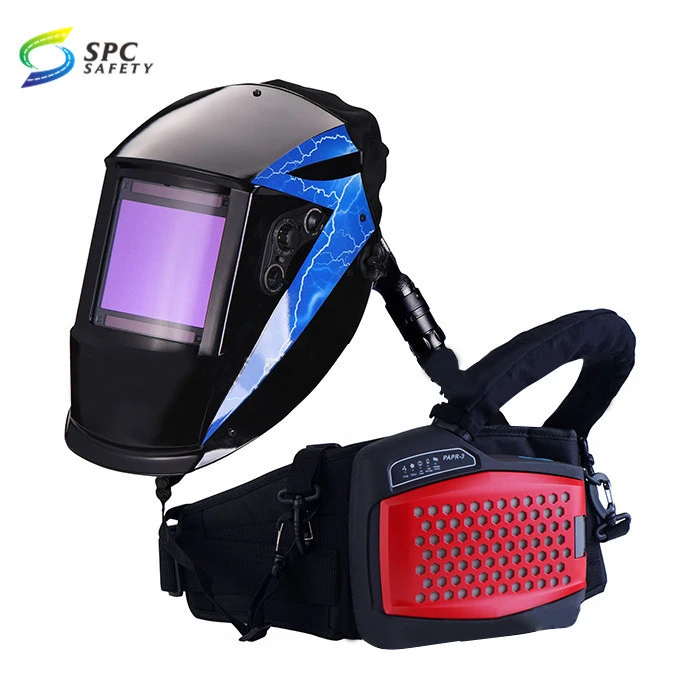 Air fed filter powered air purifying welder face shield Welding mask welding Helmet with Air Purifying Respirator