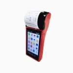 All in one  handheld mobile Android pos 5inch touch screen with 3G network bluetooth WIFI barcode and 2D scanner receipt Printer