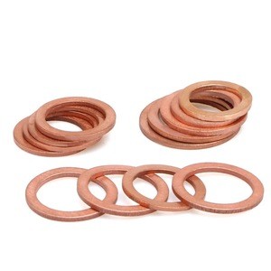 All Sizes Copper flat gasket sealing ring Crush washer for industry use