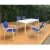 Import aluminium dining set garden set outdoor furniture from China